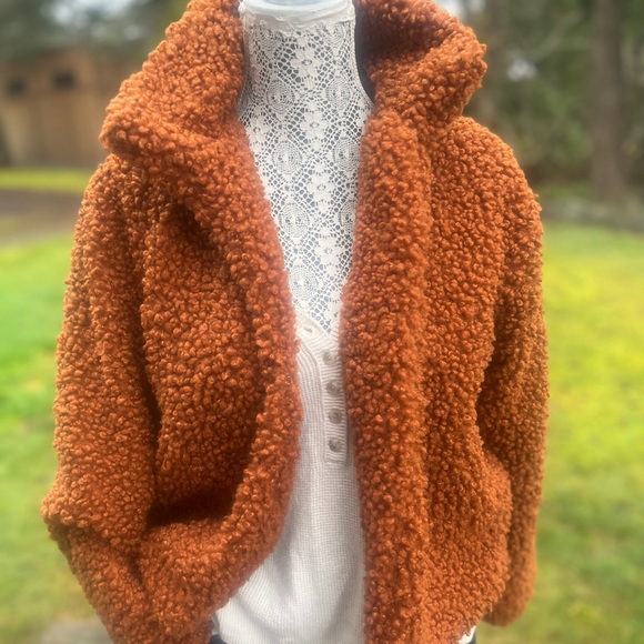 BROWN TEDDY COAT SIZE M - Picture 4 of 7